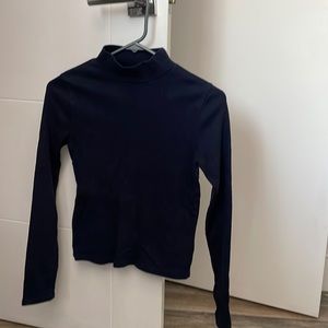 Navy turtleneck S